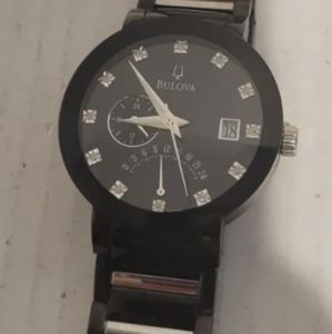 💎BULOVA FUTURO••Black watch!💎
